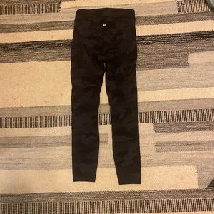 Black Camo Lululemon Leggings